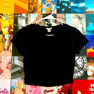 Black Crop Top